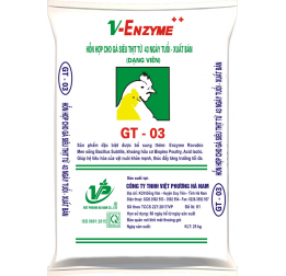GT03 - Hỗn hợp cho gà siêu thịt từ 43 ngày tuổi - xuất bán