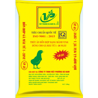 VP01 - Hỗn hợp cho gà màu từ 01 ngày tuổi - 28 ngày tuổi