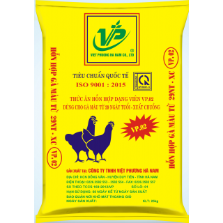VP02 - Hỗn hợp cho gà màu từ 29 ngày tuổi - xuất bán