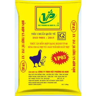 VP03 - Hỗn hợp cho gà màu từ 01 ngày tuổi - xuất bán
