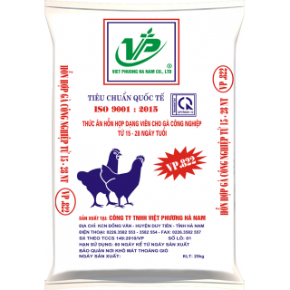 VP822 - Hỗn hợp cho gà trắng từ 15 ngày tuổi - 28 ngày tuổi