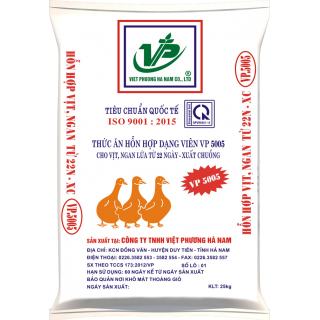 VP5005 - Hỗn hợp cho vịt thịt từ 22 ngày tuổi - xuất bán
