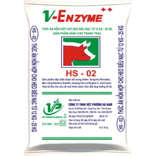 HS02 - Hỗn hợp cho heo siêu nạc từ 12 - 25 kg.